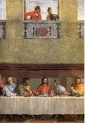 Andrea del Sarto The Last Supper (detail) fg oil on canvas